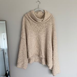 Free People Chunky Turtleneck Sweater